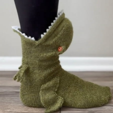 Knitted Crocodile Socks 3D Animal Socks Novelty Knitting Pattern Shark Fish Socks Fun Christmas Gift to Kids Adults
Knitted Crocodile Socks 3D Animal Socks Novelty Knitting Pattern Shark Fish Socks Fun Christmas Gift to Kids Adults