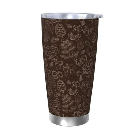 Zeuib Autumn Brown Plants Printed 20oz Stainless Steel Insulated Car Cup Stainless Steel Thermal Cup Vacuum Insulated Leak-proof Travel Mug Cup-Without Straw
Zeuib Autumn Brown Plants Printed 20oz Stainless Steel Insulated Car Cup Stainless Steel Thermal Cup Vacuum Insulated Leak-proof Travel Mug Cup-Without Straw
