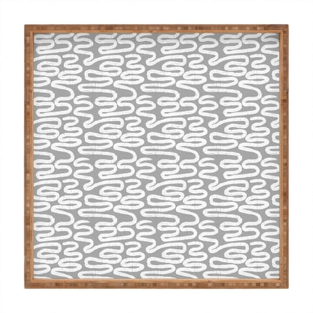 Society6 Ceres Ani Grey by Holli Zollinger Square Bamboo Tray