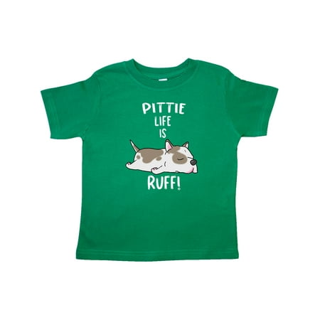 Inktastic Pittie Life is Ruff! Spotted Pit Bull Gift Toddler Boy or Toddler Girl T-Shirt
Inktastic Pittie Life is Ruff! Spotted Pit Bull Gift Toddler Boy or Toddler Girl T-Shirt