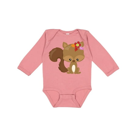 Inktastic Cute Squirrel Squirrel With Flowers Fluffy Tail Gift Baby Boy or Baby Girl Long Sleeve Bodysuit
Inktastic Cute Squirrel Squirrel With Flowers Fluffy Tail Gift Baby Boy or Baby Girl Long Sleeve Bodysuit