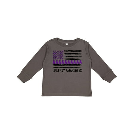 Inktastic Epilepsy Awareness Purple Ribbons and Flag Gift Toddler Boy or Toddler Girl Long Sleeve T-Shirt
Inktastic Epilepsy Awareness Purple Ribbons and Flag Gift Toddler Boy or Toddler Girl Long Sleeve T-Shirt