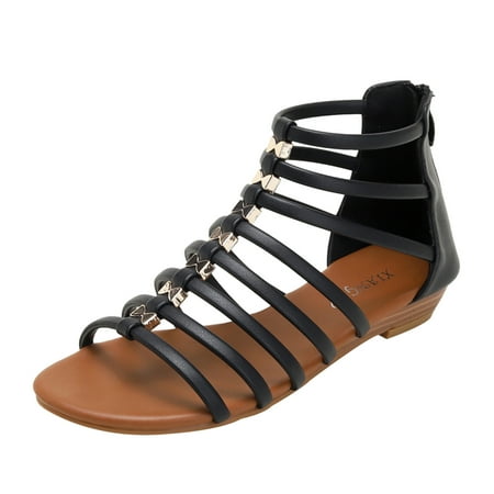 ASEIDFNSA Womens Boots Womens Sandals for Bunions Feet Women Sandals Roman Style Fashion Casual Comfortable Wedge Heel Thick Soled Sandals
ASEIDFNSA Womens Boots Womens Sandals for Bunions Feet Women Sandals Roman Style Fashion Casual Comfortable Wedge Heel Thick Soled Sandals