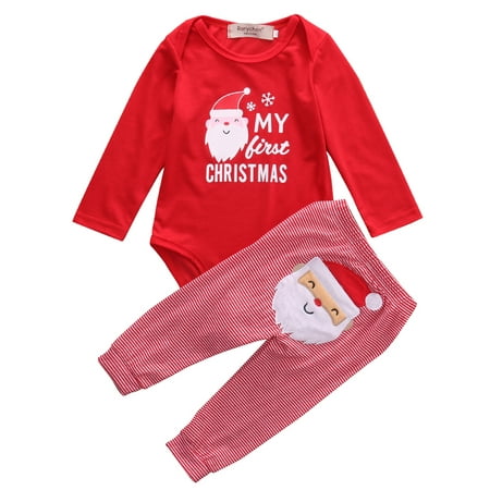 Gwiyeopda Toddler Baby Santa Claus Letter Print Long Sleeve Jumpsuit Striped Long Pants Set
Gwiyeopda Toddler Baby Santa Claus Letter Print Long Sleeve Jumpsuit Striped Long Pants Set