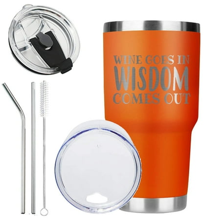 30oz Wisdom-Coffee Cup Stainless Steel Vacuum Insulated for Friend With Spill Proof Lid
30oz Wisdom-Coffee Cup Stainless Steel Vacuum Insulated for Friend With Spill Proof Lid