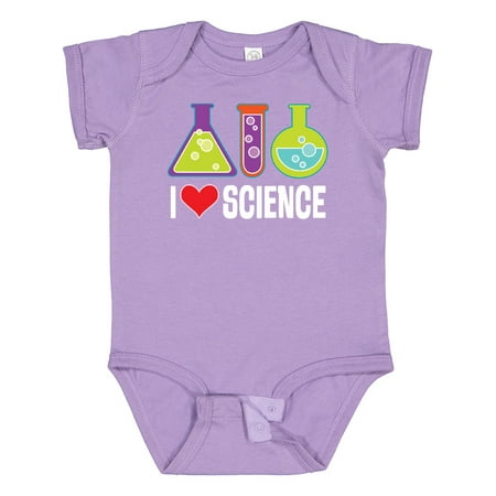 Inktastic I Love Science Chemistry Teacher Gift Baby Boy or Baby Girl Bodysuit