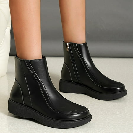 Bottom Zipper Fashion Boots Leather Thick Plus Short Women s Side Size women s boots
Bottom Zipper Fashion Boots Leather Thick Plus Short Women s Side Size women s boots