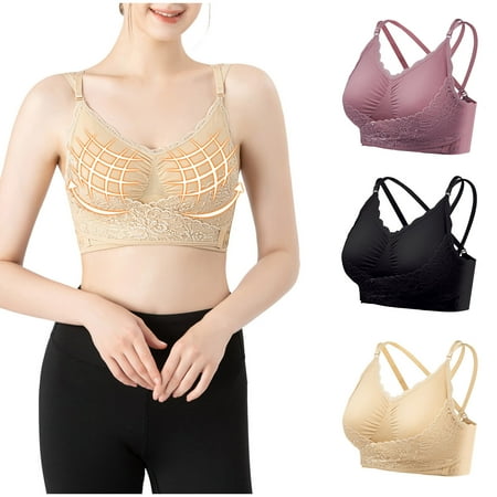 Darzheoy Bras for Women No Underwire Ladies Traceless Comfortable No Steel Ring Vest Breathable Gathering Bra Ladies Underwear Bras for Women High Support 38/85BC
Darzheoy Bras for Women No Underwire Ladies Traceless Comfortable No Steel Ring Vest Breathable Gathering Bra Ladies Underwear Bras for Women High Support 38/85BC