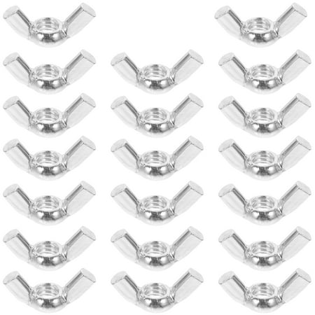 20 Pcs Wing Nut Hand Tighten Fastener Fasteners Parts Carbon Steel Butterfly Nuts
20 Pcs Wing Nut Hand Tighten Fastener Fasteners Parts Carbon Steel Butterfly Nuts