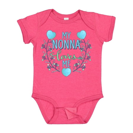 Inktastic My Nonna Loves Me with Flowers and Hearts Gift Baby Boy or Baby Girl Bodysuit
Inktastic My Nonna Loves Me with Flowers and Hearts Gift Baby Boy or Baby Girl Bodysuit