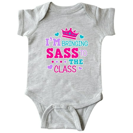 Inktastic Back to School I m Bringing Sass To The Class with Crown Gift Baby Girl Bodysuit
Inktastic Back to School I m Bringing Sass To The Class with Crown Gift Baby Girl Bodysuit