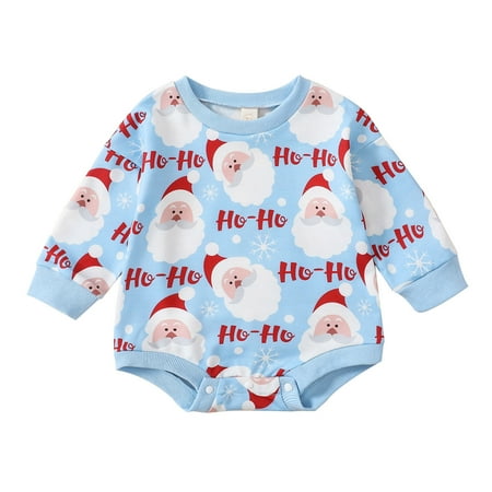 B91xZ First Birthday Outfit Girl Infant Boys Girls Christmas Long Sleeve Santa Prints Pullover Romper Newborn Sweatshirt (Sizes 6-9 Months)
B91xZ First Birthday Outfit Girl Infant Boys Girls Christmas Long Sleeve Santa Prints Pullover Romper Newborn Sweatshirt (Sizes 6-9 Months)