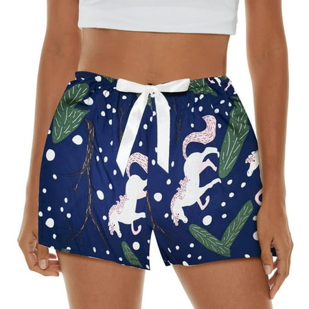 Womens Pants Pajama Shorts Soft Sleep Shorts Lightweight Printed Bow Elastic Waist Lounge Pj Bottoms Pants For Women
Womens Pants Pajama Shorts Soft Sleep Shorts Lightweight Printed Bow Elastic Waist Lounge Pj Bottoms Pants For Women
