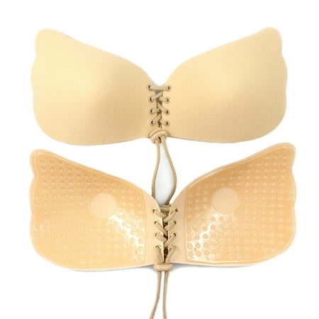 Synpinya Women s Self-Adhesive Strapless Bandage Solid Bra Bar Gel Silicone Push High Female Underwear Invisible Bra-Skin Color C Cup
Synpinya Women s Self-Adhesive Strapless Bandage Solid Bra Bar Gel Silicone Push High Female Underwear Invisible Bra-Skin Color C Cup