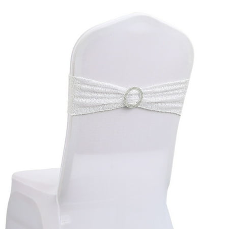GYZEE 10X Spandex Stretch Chair Sash Chair Cover Decoration For Wedding Party Banquet(White)
GYZEE 10X Spandex Stretch Chair Sash Chair Cover Decoration For Wedding Party Banquet(White)