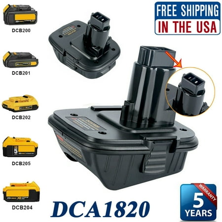 DCA1820 Battery Adapter Converter For DEWALT 18V to 20V Max Lithium Ion Tools US
DCA1820 Battery Adapter Converter For DEWALT 18V to 20V Max Lithium Ion Tools US