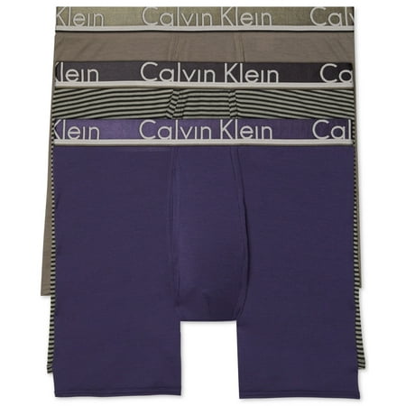 Calvin Klein Men s Comfort Microfiber Boxer Brief 3 Pack Green Size Small