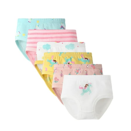 GYRATEDREAM Toddler Girls Underwear LittLe/Big Girls Cotton Panties Comfort Briefs Pack of 6
GYRATEDREAM Toddler Girls Underwear LittLe/Big Girls Cotton Panties Comfort Briefs Pack of 6