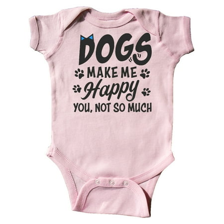 Inktastic Dogs Make Me Happy. You Not So Much Gift Baby Boy or Baby Girl Bodysuit
Inktastic Dogs Make Me Happy. You Not So Much Gift Baby Boy or Baby Girl Bodysuit
