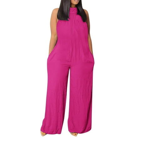 Jumpsuits For Women Dressy Womens Overalls Casual Loose Sleeveless Wide Leg High Neck Tank Jumpsuit Women s Jumpsuits Rompers & Overalls Summer Rompers For Women 2023 Beach
Jumpsuits For Women Dressy Womens Overalls Casual Loose Sleeveless Wide Leg High Neck Tank Jumpsuit Women s Jumpsuits Rompers & Overalls Summer Rompers For Women 2023 Beach