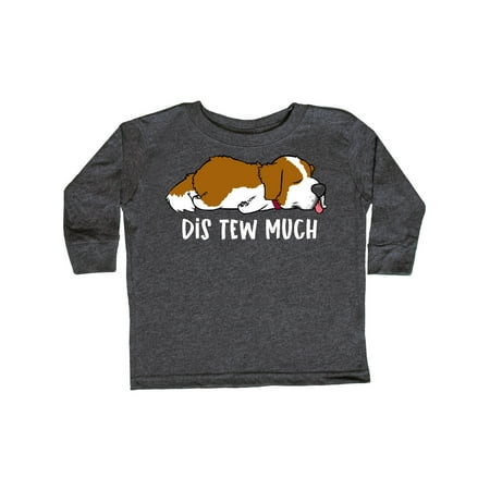 Inktastic Napping Dis Tew Much St. Bernard Gift Toddler Boy or Toddler Girl Long Sleeve T-Shirt
Inktastic Napping Dis Tew Much St. Bernard Gift Toddler Boy or Toddler Girl Long Sleeve T-Shirt
