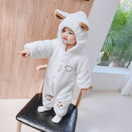 WZHKSN Child Sweater Toddler Boys Girls Long Sleeve Winter Ears Hooded Cartoon Print Romper Hooded Jumpsuit Coat
WZHKSN Child Sweater Toddler Boys Girls Long Sleeve Winter Ears Hooded Cartoon Print Romper Hooded Jumpsuit Coat