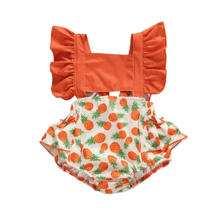 Binpure Baby Girl Summer Clothing Suit Short Flare Sleeve Pullover Print Ruffles Sleeveless Backless Romper Jumpsuits
Binpure Baby Girl Summer Clothing Suit Short Flare Sleeve Pullover Print Ruffles Sleeveless Backless Romper Jumpsuits