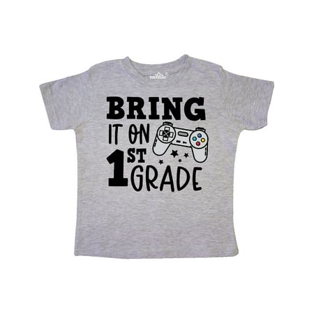 Inktastic Bring it On 1st Grade Video Game Controller Gift Toddler Boy or Toddler Girl T-Shirt
Inktastic Bring it On 1st Grade Video Game Controller Gift Toddler Boy or Toddler Girl T-Shirt