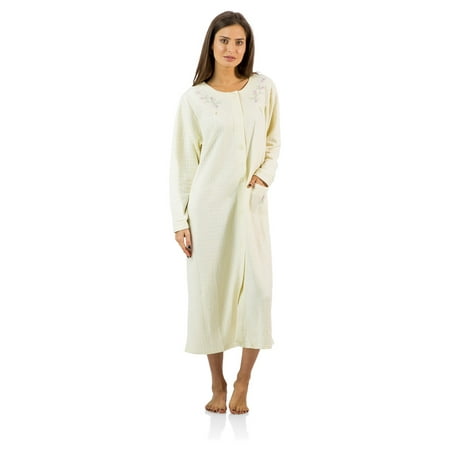 Women s Long Quilted Robe House Dress