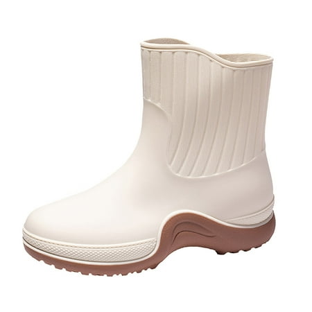 Men S Rain Shoes Womens Rain Boots Hardwearing Anti Slip On Waterproof Non Slip Plastic Cement Rain Shoes Rain Ankle Boots Shoes for Men Pvc Beige 38
Men S Rain Shoes Womens Rain Boots Hardwearing Anti Slip On Waterproof Non Slip Plastic Cement Rain Shoes Rain Ankle Boots Shoes for Men Pvc Beige 38