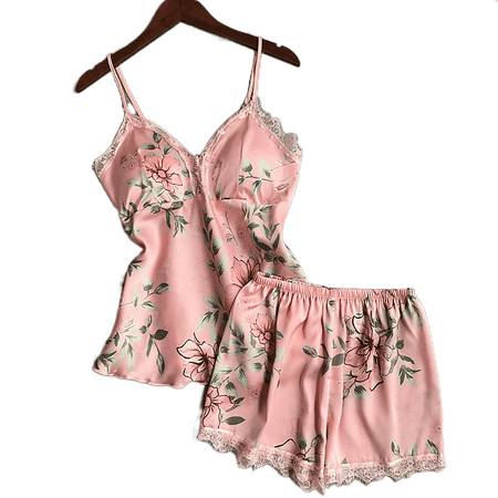 Mioliknya Women Sexy-Lingerie Satin Silk Lace Lingerie Sling Pajama Night Dress Nightgown Sleepwear Set
Mioliknya Women Sexy-Lingerie Satin Silk Lace Lingerie Sling Pajama Night Dress Nightgown Sleepwear Set