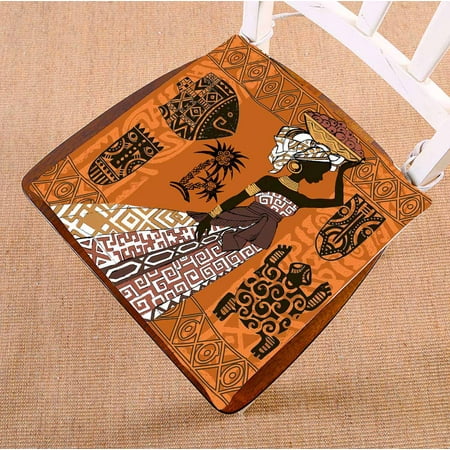 PKQWTM Beautiful black woman African woman Chair Pads Chair Mat Seat Cushion Chair Cushion Floor Cushion Size 18x18 inches
PKQWTM Beautiful black woman African woman Chair Pads Chair Mat Seat Cushion Chair Cushion Floor Cushion Size 18x18 inches