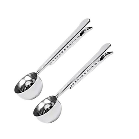 Giablole 2Pcs Coffee Scoop Clip 2 in 1 Stainless Steel Coffee Measuring Spoon Long Handle Scoop with Clip for Ground Coffee Tea
Giablole 2Pcs Coffee Scoop Clip 2 in 1 Stainless Steel Coffee Measuring Spoon Long Handle Scoop with Clip for Ground Coffee Tea