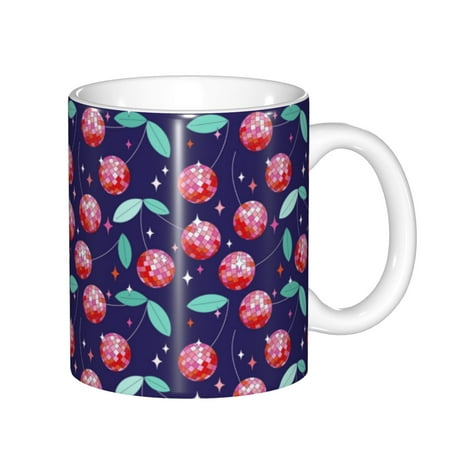 Yiaed Cool Mirror Cherries Print Ceramics Coffee Large Handle Design Extra Large Tea and Coffee Cup for Office and Home Mugs
Yiaed Cool Mirror Cherries Print Ceramics Coffee Large Handle Design Extra Large Tea and Coffee Cup for Office and Home Mugs