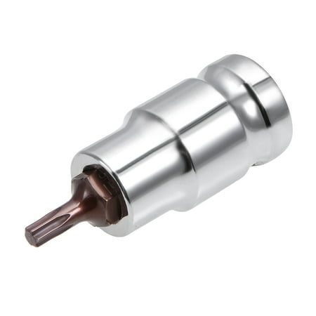 1/2-Inch Drive T25 Torx Bit Sockets S2 Steel 55mm Length