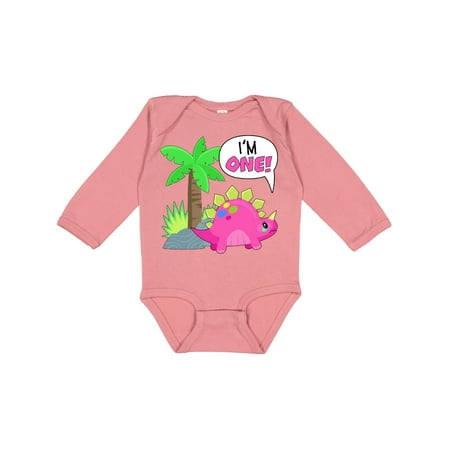 Inktastic I m 1! Cute Dinosaur Birthday Stegosaurus Gift Baby Boy or Baby Girl Long Sleeve Bodysuit
Inktastic I m 1! Cute Dinosaur Birthday Stegosaurus Gift Baby Boy or Baby Girl Long Sleeve Bodysuit