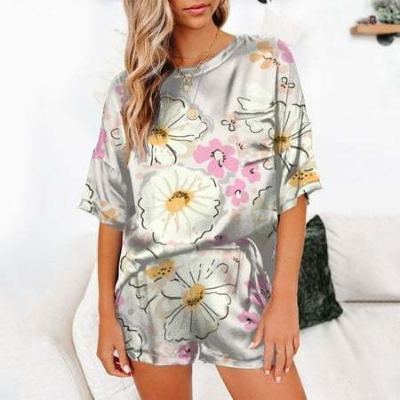 Daqian Womens Plus Size Shorts Clearance Women Non-Positioning Round Neck Short-Sleeved Shorts Home Service Pajamas Set Plus Size Shorts for Women Multicolor XXL(XXL)
Daqian Womens Plus Size Shorts Clearance Women Non-Positioning Round Neck Short-Sleeved Shorts Home Service Pajamas Set Plus Size Shorts for Women Multicolor XXL(XXL)