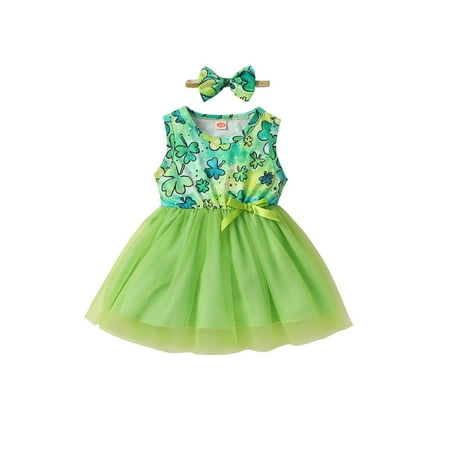 REORIAFEE Infant Baby Girls Outfit Set Toddler Baby Girls Net Yarn Solid Color St. Patrick s Day Four Leaf Print Sleeveless Skirt Dress Mint Green 2-3 Years
REORIAFEE Infant Baby Girls Outfit Set Toddler Baby Girls Net Yarn Solid Color St. Patrick s Day Four Leaf Print Sleeveless Skirt Dress Mint Green 2-3 Years