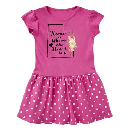 Inktastic Utah Home is Where The Heart is with Watercolor Floral Gift Toddler Girl Dress
Inktastic Utah Home is Where The Heart is with Watercolor Floral Gift Toddler Girl Dress