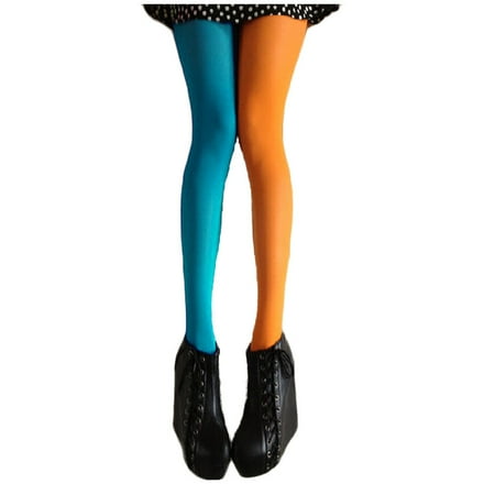 Hemoton Fashion Double Color AB Splice Left Right Stockings - Free Size (Orange and Blue)
Hemoton Fashion Double Color AB Splice Left Right Stockings - Free Size (Orange and Blue)