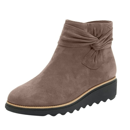 Hot Sale Clearance Hvyes Women s Shoes Fashion Minimalistic British Style Solid Color Flock Bow Wedge Short Boots
Hot Sale Clearance Hvyes Women s Shoes Fashion Minimalistic British Style Solid Color Flock Bow Wedge Short Boots