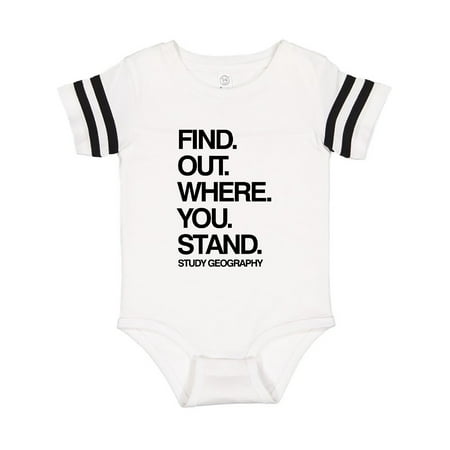 Inktastic Study Geography Gift Baby Boy or Baby Girl Bodysuit