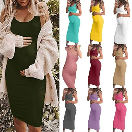 VEKDONE Maternity Clothes For Women Clearance Summer Round Neck Sleeveless Solid Color Maternity Vest Dress
VEKDONE Maternity Clothes For Women Clearance Summer Round Neck Sleeveless Solid Color Maternity Vest Dress
