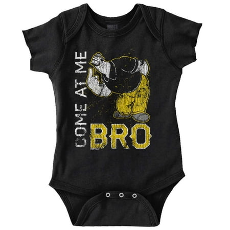 Funny Popeye Come at Me Bro Bluto Romper Boys or Girls Infant Baby Brisco Brands 6M
Funny Popeye Come at Me Bro Bluto Romper Boys or Girls Infant Baby Brisco Brands 6M