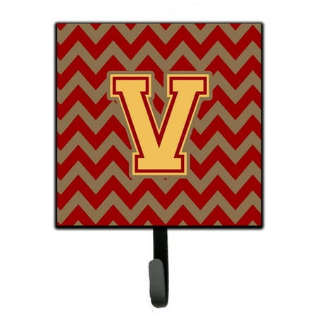 Carolines Treasures CJ1048-VSH4 Letter V Chevron Garnet and Gold Leash or Key Holder 7Hx4.25W multicolor
Carolines Treasures CJ1048-VSH4 Letter V Chevron Garnet and Gold Leash or Key Holder 7Hx4.25W multicolor