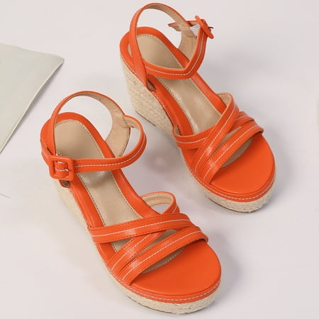Women‘s Wedge Heeled Sandals Platform Open Toe Ankle Strap Solid Color Sandals Women‘s Fashion Shoes
Women‘s Wedge Heeled Sandals Platform Open Toe Ankle Strap Solid Color Sandals Women‘s Fashion Shoes