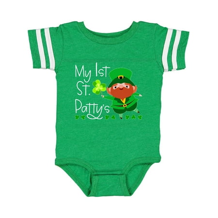 Inktastic My 1st St. Patty s with Cute Little Leprechaun and Shamrocks Gift Baby Boy or Baby Girl Bodysuit
Inktastic My 1st St. Patty s with Cute Little Leprechaun and Shamrocks Gift Baby Boy or Baby Girl Bodysuit