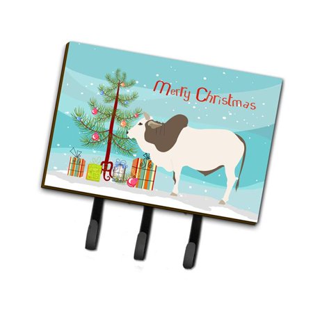 Carolines Treasures BB9197TH68 Malvi Cow Christmas Leash or Key Holder