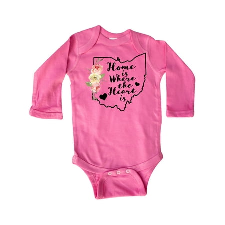 Inktastic Ohio Home is Where the Heart is with Watercolor Floral Gift Baby Boy or Baby Girl Long Sleeve Bodysuit
Inktastic Ohio Home is Where the Heart is with Watercolor Floral Gift Baby Boy or Baby Girl Long Sleeve Bodysuit