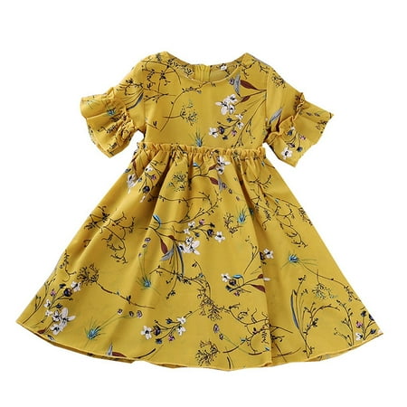 Chaoren Girl Dress Flounce Hemline Back Zipper Sweat-absorbing Back Zipper Floral Print Summer Dress for Girls
Chaoren Girl Dress Flounce Hemline Back Zipper Sweat-absorbing Back Zipper Floral Print Summer Dress for Girls